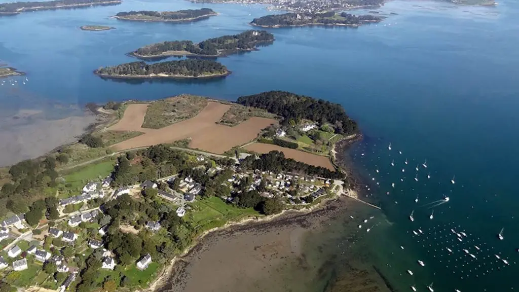 Vue-Aérienne-Camping-Le-Bilouris-Arzon-Presqu'île-de-Rhuys-Golfe-du-Morbihan-Bretagne sud
