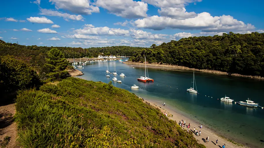 La ria du Bélon.