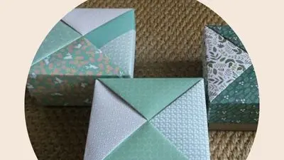 Création boites en Origami - boite origami