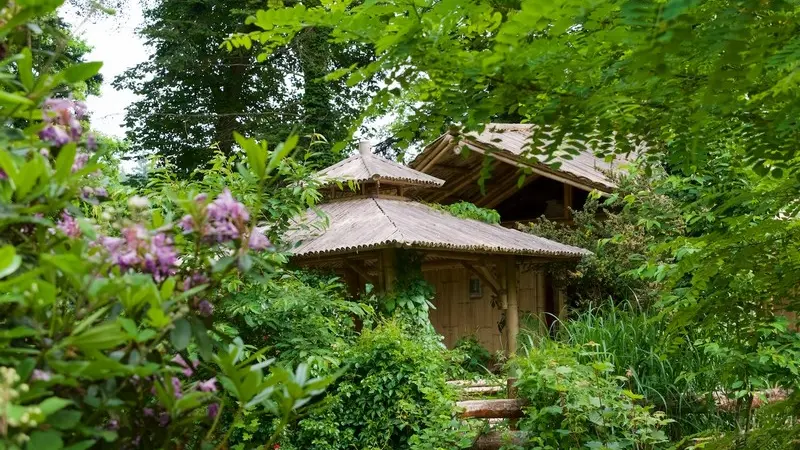Cabane Bambou-2 Camping d'Aleth St-Malo de Beignon Brocéliande