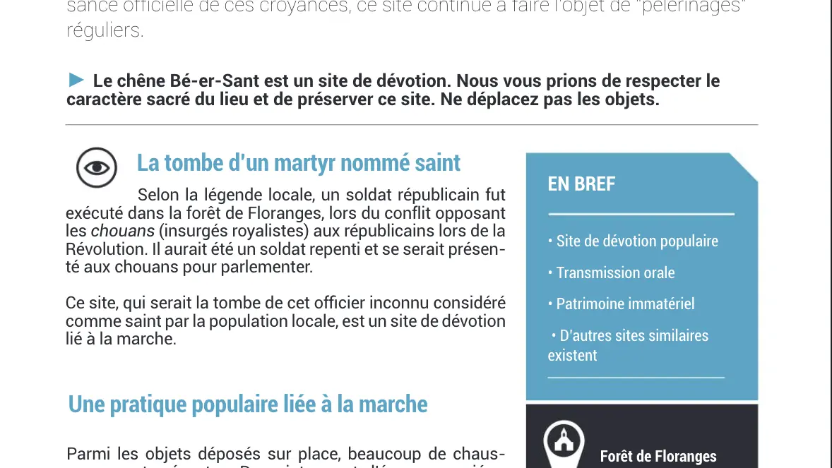 Chêne Bé-Er-Sant (Tombe du Saint)