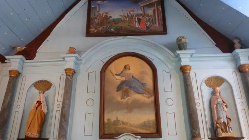 Choeur de la chapelle Sainte-Catherine à Lizio - Morbihan - Bretagne