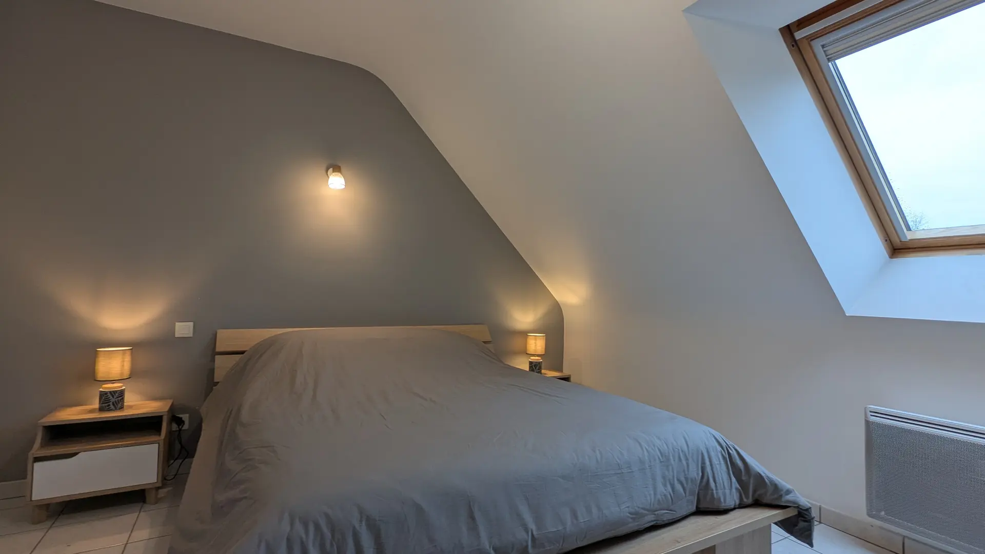 Chambre 1 double Gite Coté Parc