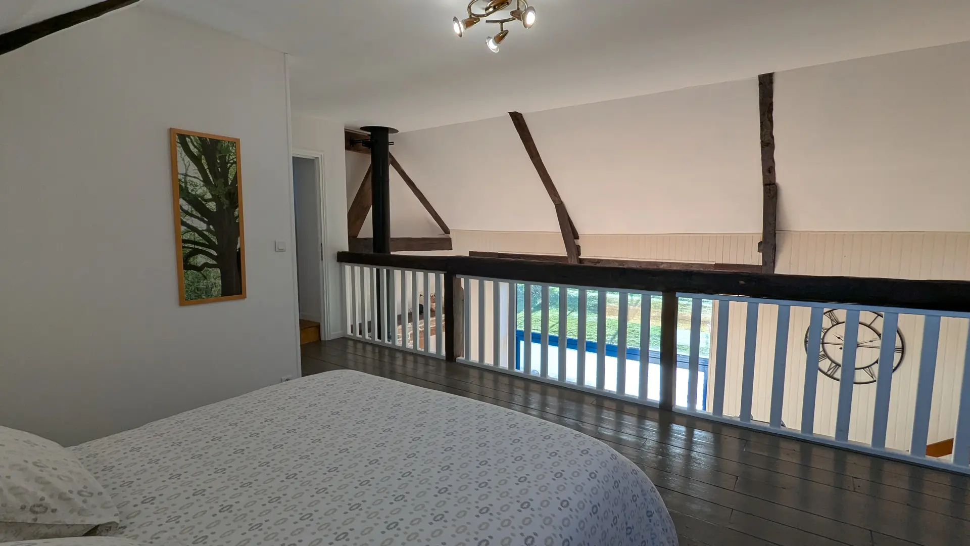 Chambre 1 double en mezzanine
