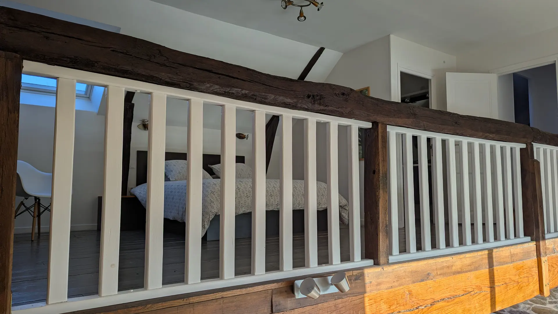 Chambre 1 double en mezzanine