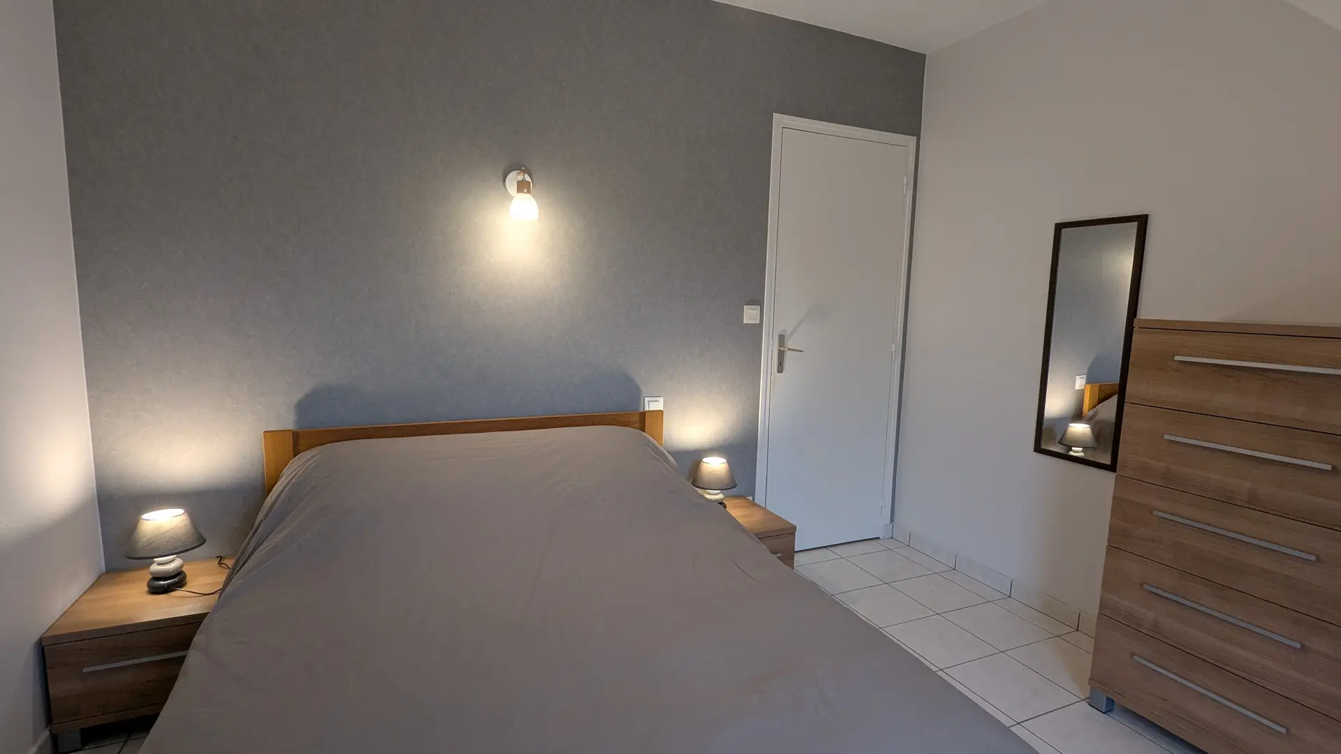 Chambre 2 double Gite Coté Parc