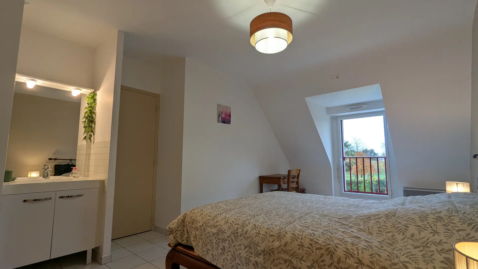 Chambre 4 double Gite Coté Parc