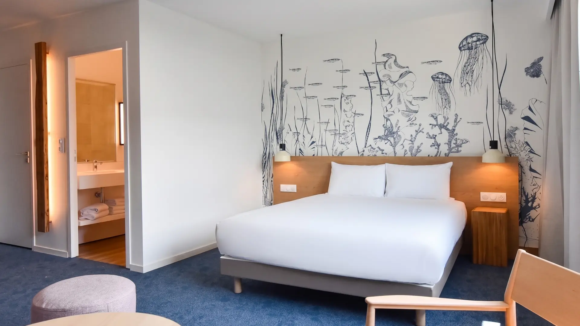 Chambre privilège famille hôtel Kyriad Lannion Perros-Guirec