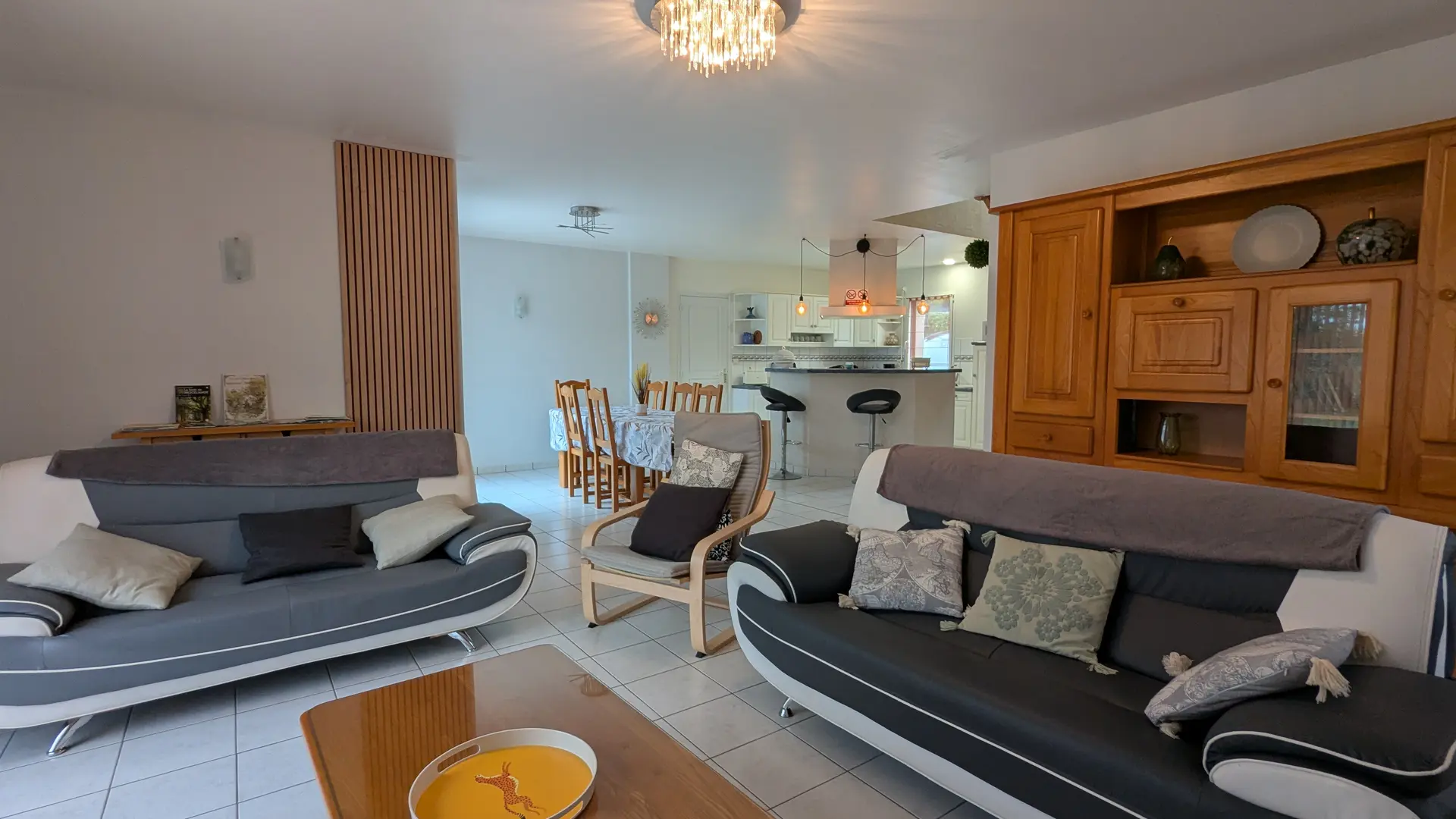 Cuisine salle a manger Gite Coté Parc