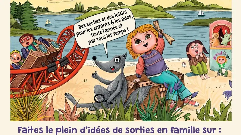 Des idées de sorties pour enfants et ados sur le site Récréatiloups