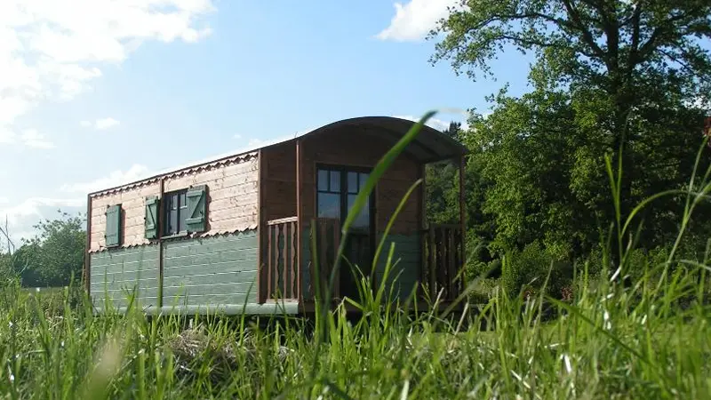 Dormir en roulotte - Domaine de Kervallon - Caro - Morbihan - Bretagne