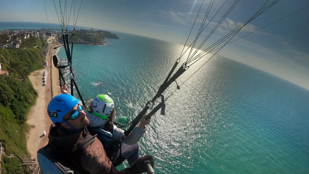 Parapente en Baie