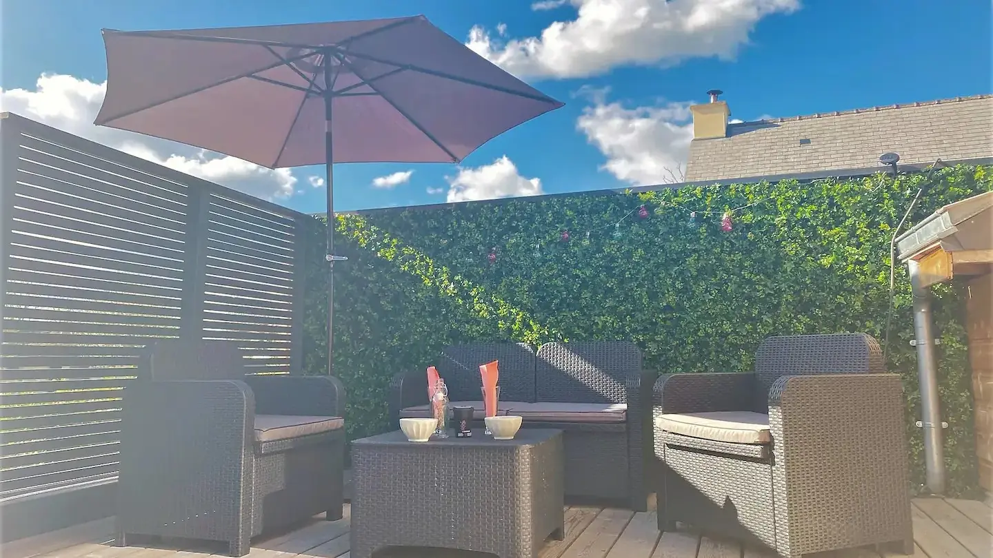 Gîte - La Terrasse du 37 - Breteil - terrasse