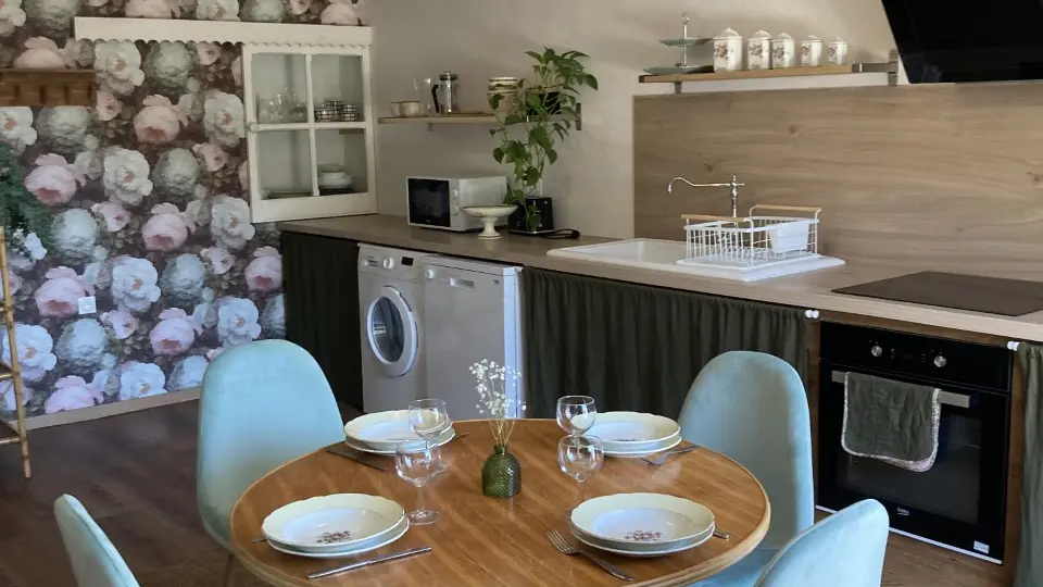 Gîte à la belle étoile_Paimpont_ coin cuisine