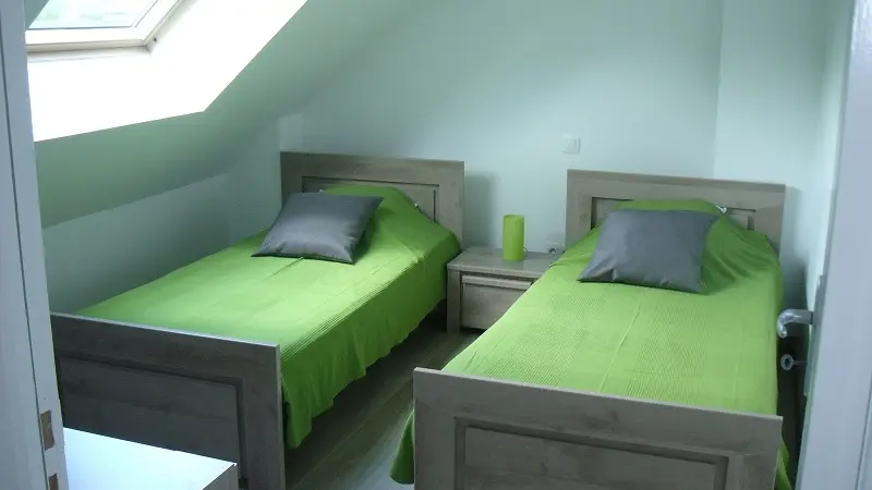 Gîtes de l'Oust T3 chambre twin - Saint-Marcel