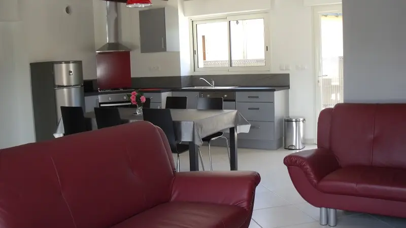 Gîtes de l'Oust T3 séjour - Saint-Marcel