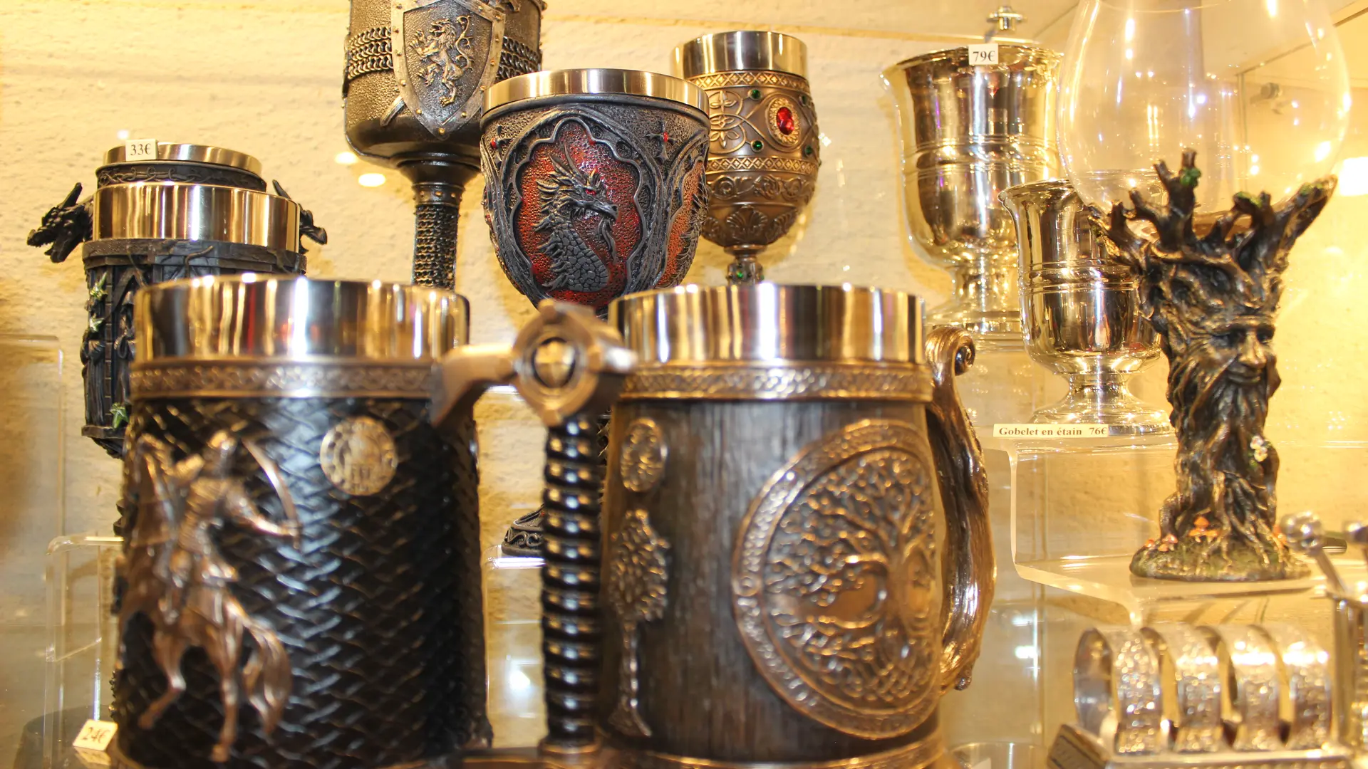 Chopes et Calices magasin Armoria Paimpont
