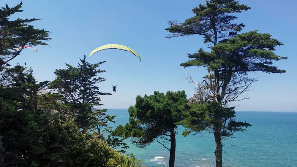 Parapente en Baie