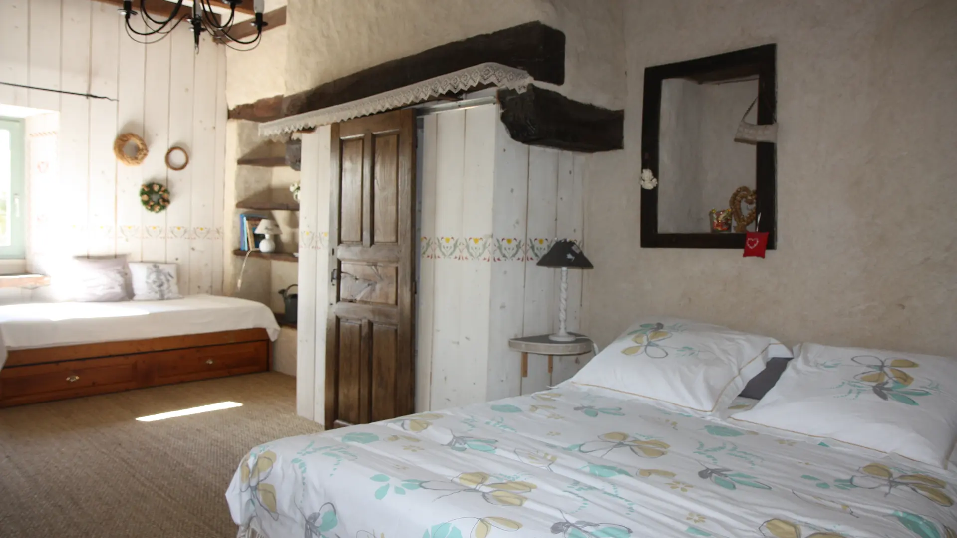 Chambres d'hôtes - Chambre Boule de Neige - Baguer Pican