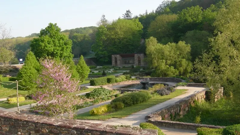 Jardin des Evêques-St Malo de Beignon-Brocéliande-Bretagne
