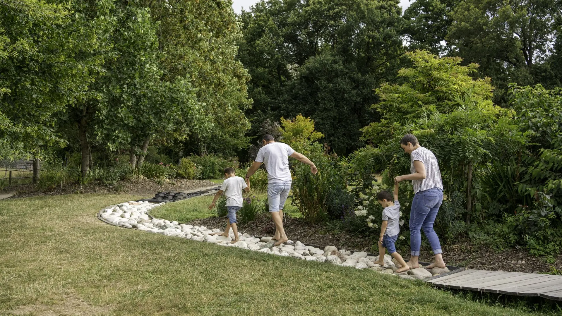 Parcours sensoriel Réveille tes pieds
