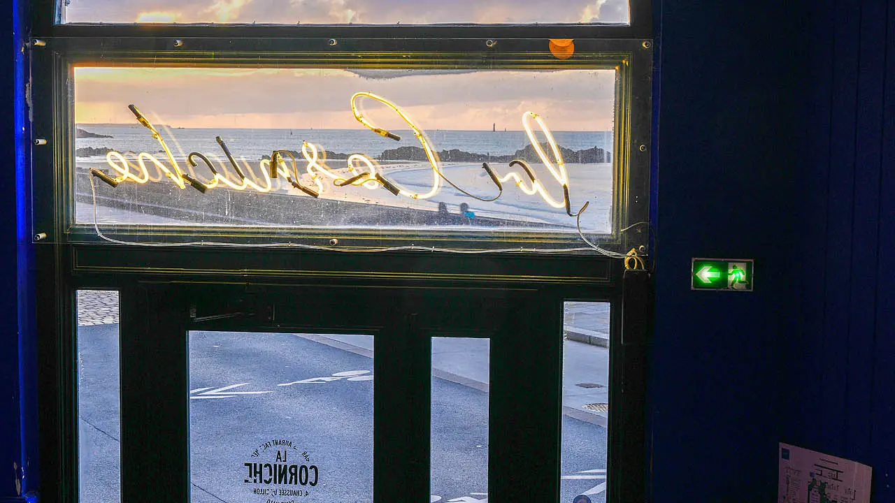 Entrée du Restaurant La Corniche  - St Malo