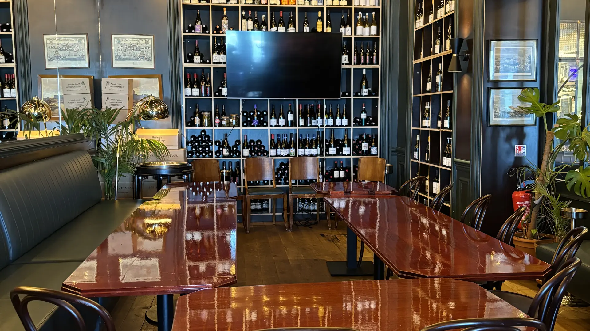 Restaurant La Corniche-Salle Miroir, dréssée séminaire - St Malo