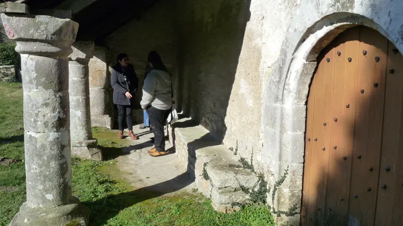 Le repos des pellerins, chapelle Sainte-Catherine à Lizio - Morbihan - Bretagne