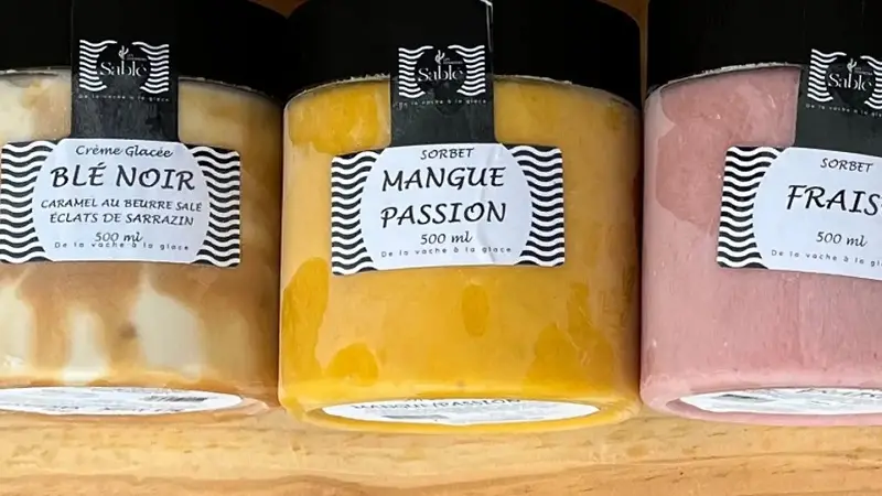 Glaces_artisanales_les_fermiers_sablé_Guilliers_Morbihan