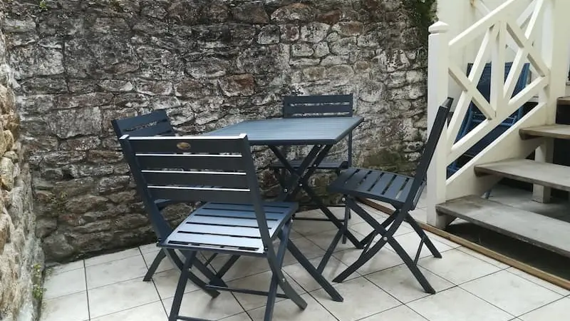 Location Villa Portes Cartier - Saint-Malo - Terrasse arrière maison