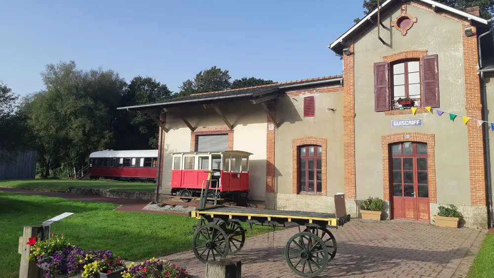Location de vélos à la gare de Guiscriff