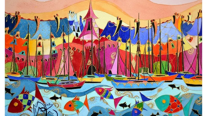 Atelier d'artiste - Martine Wentzeis - Saint-Pierre de Plesguen