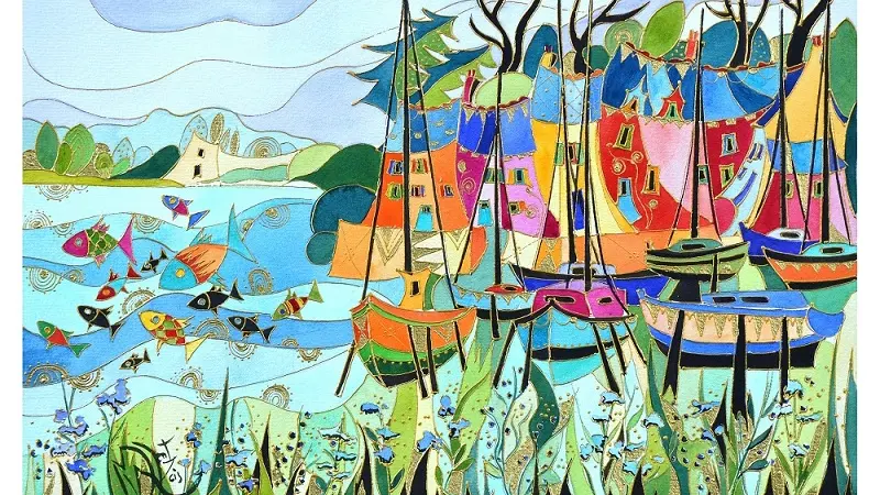 Atelier d'artiste - Martine Wentzeis - Saint-Pierre de Plesguen