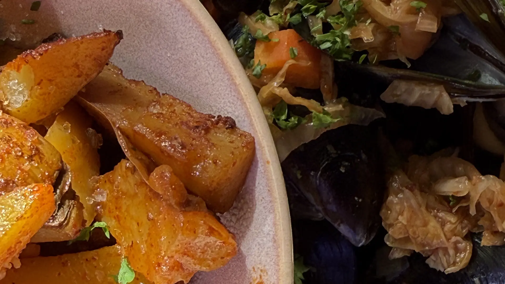 Moules Potatoes