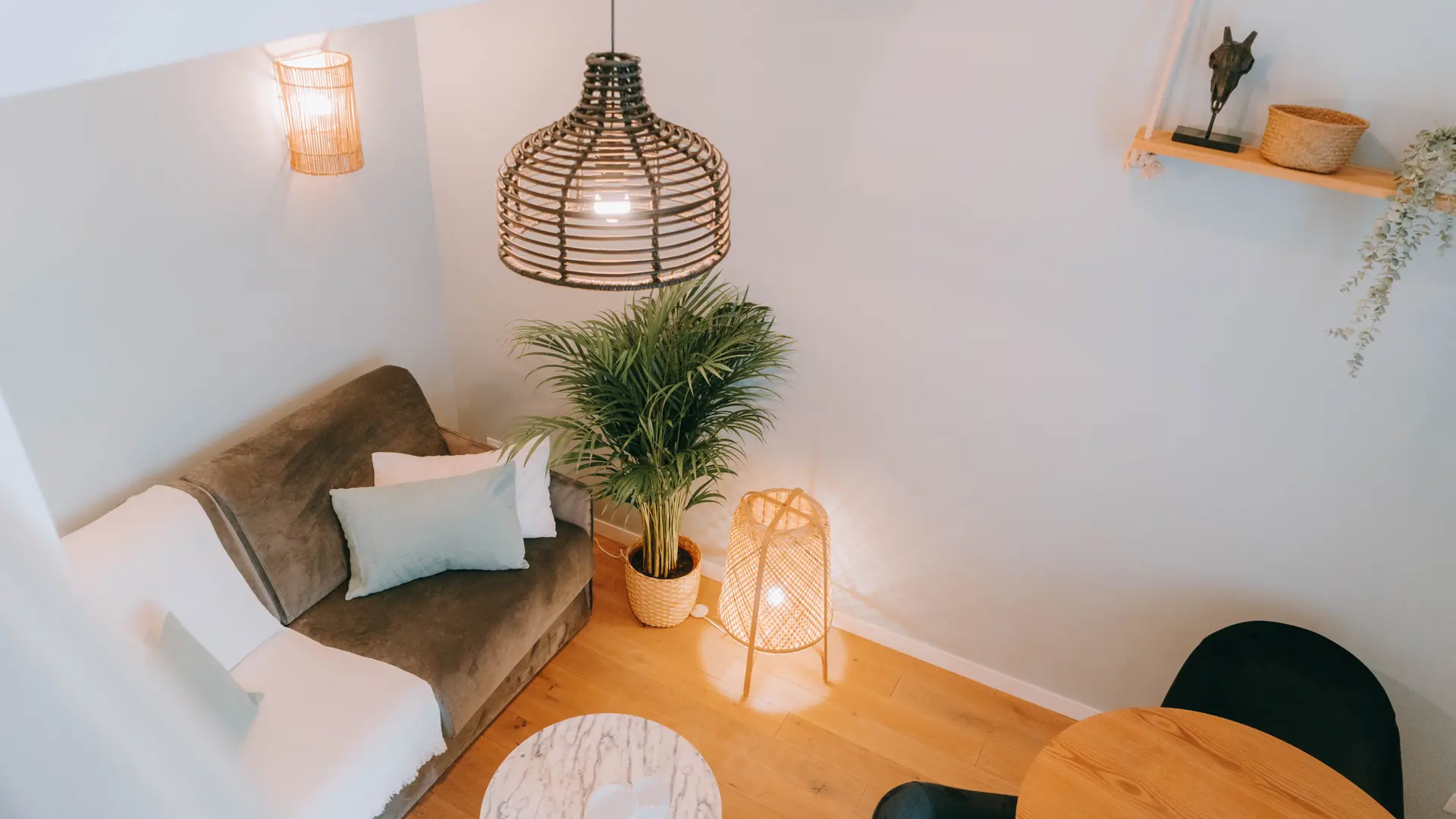 Vue depuis l'étage appartement 16 Duhamel