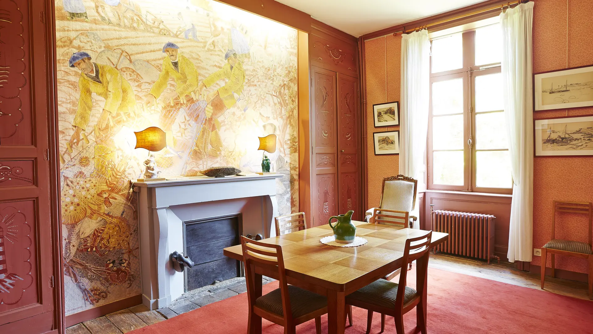 La salle à manger de l'artiste