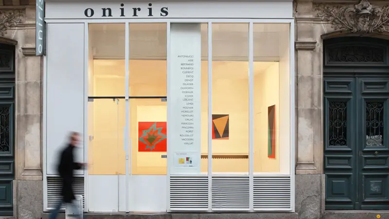 Galerie ONIRIS rue d'Antrain Rennes (vitrine)