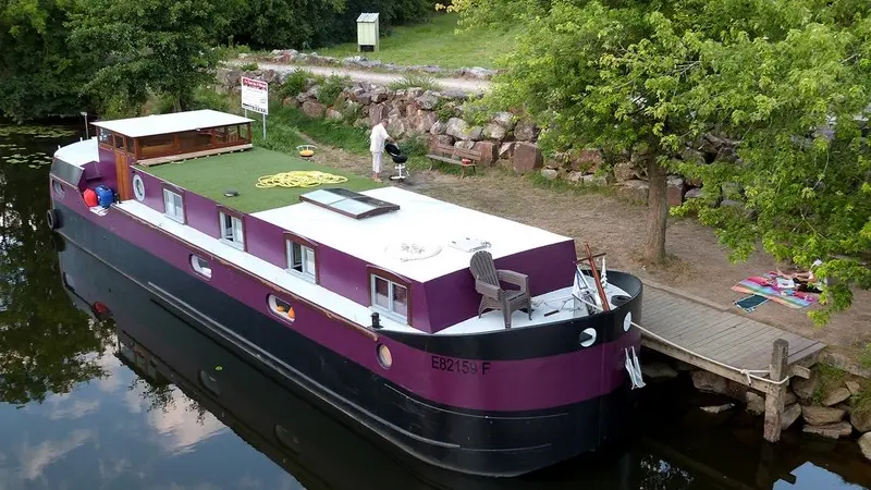 Hébergement insolite - Péniche Orphée - Lanouée - Morbihan - Bretagne