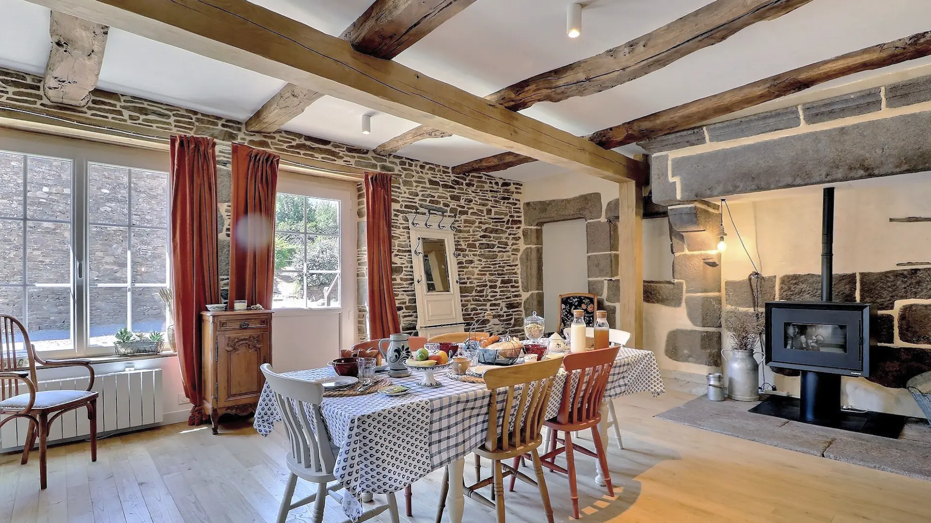 Chambres d'hôtes - Agritourisme Abaé - Sougéal (Petit-déjeuner)