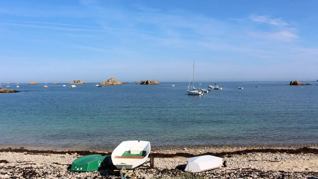 Plage de Pors Scaff  - Plougrescant