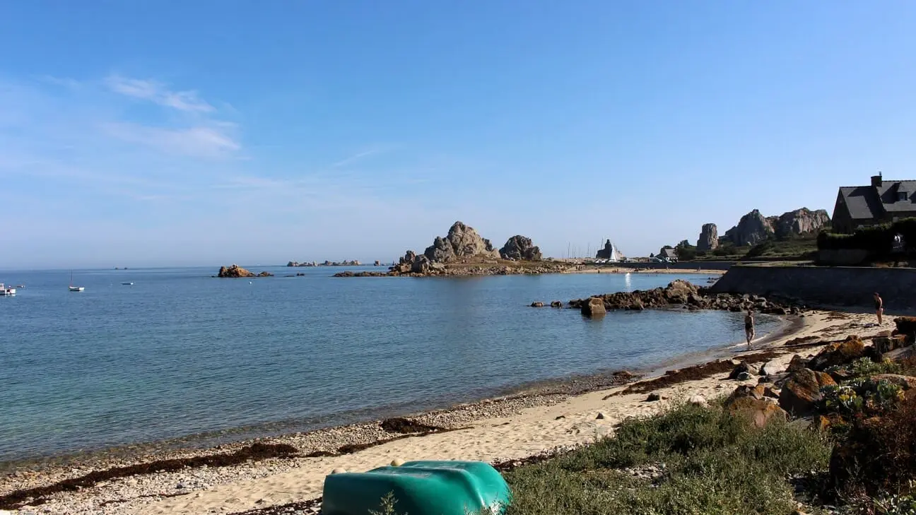 Plage de Pors Scaff  - Plougrescant