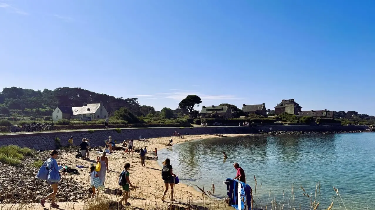 Plage de Pors Scaff  - Plougrescant