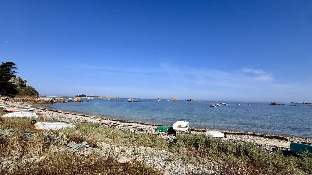 Plage de Pors Scaff  - Plougrescant