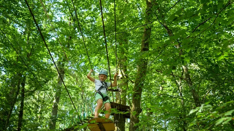 Roc Aventure - Accrobranche - Val d'Oust - Le Roc Saint-André - Morbihan - Bretagne