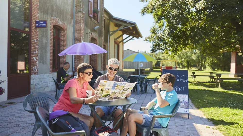 Location de vélos à la gare de Guiscriff