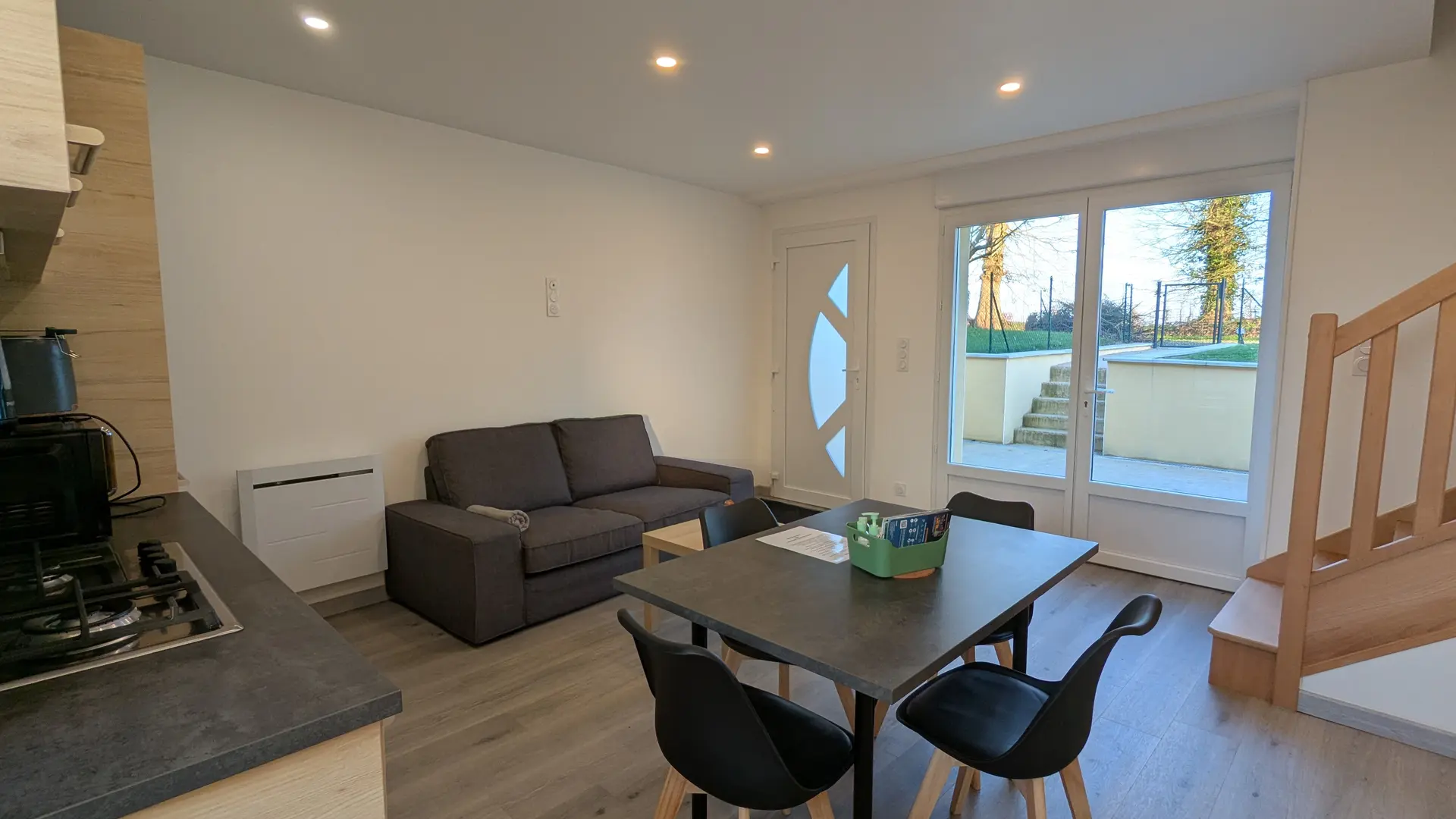 Salon Cuisine Gite de la Goustiere