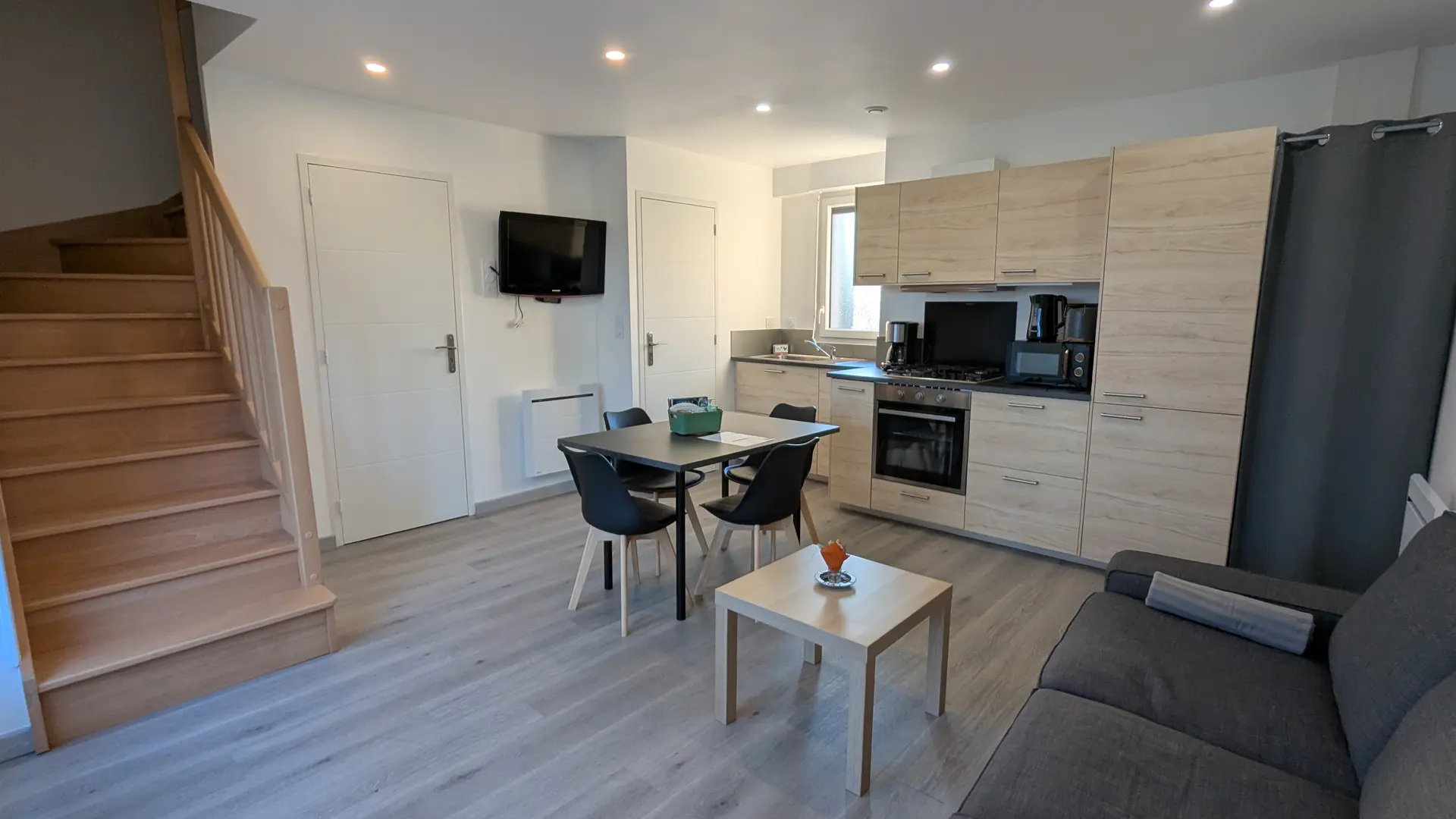 Salon Cuisine Gite de la Goustiere