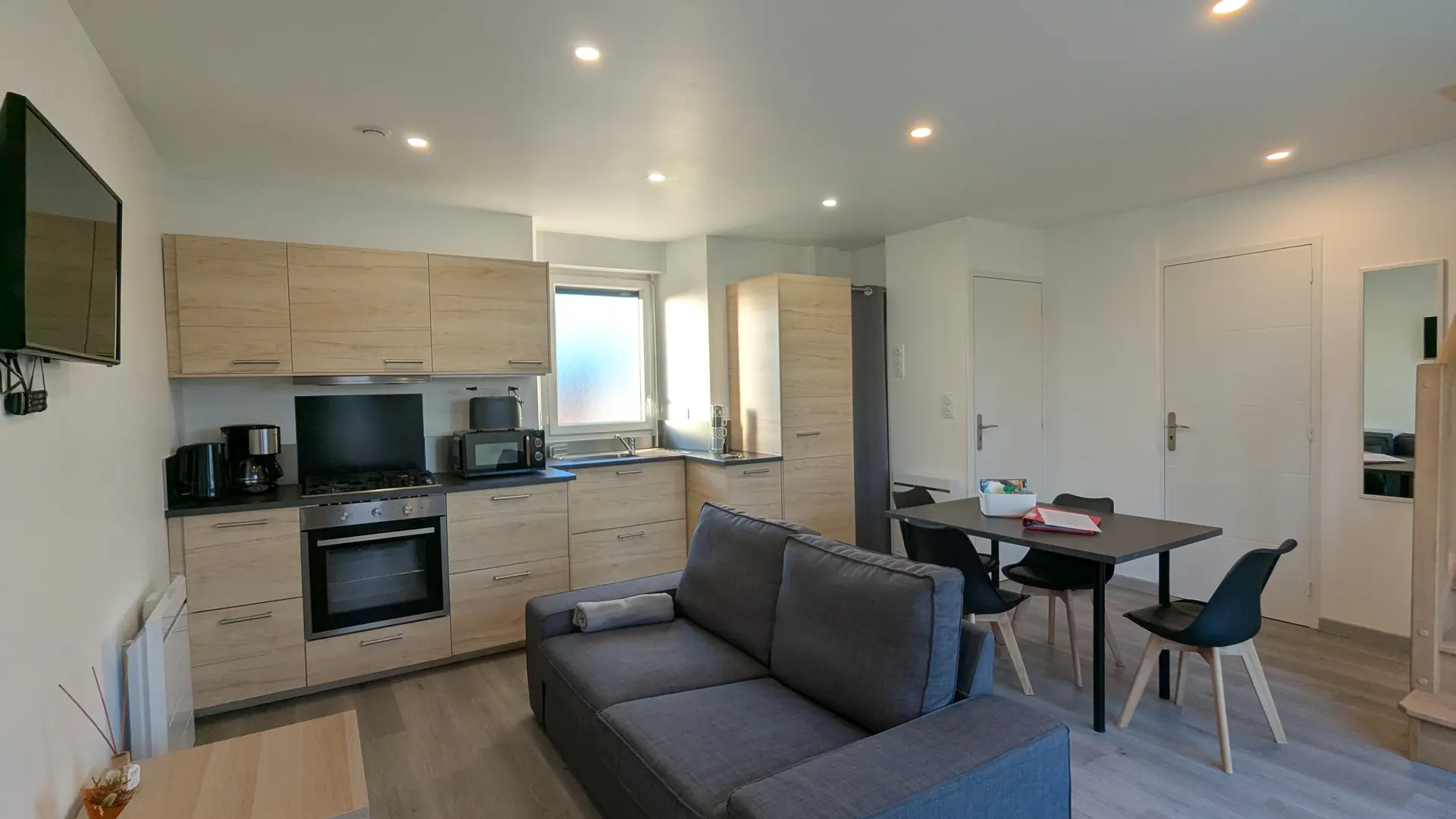 Salon Cuisine Gite de la Goustiere