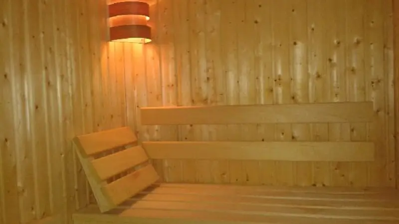 Sauna espace détente piscine Océlia
