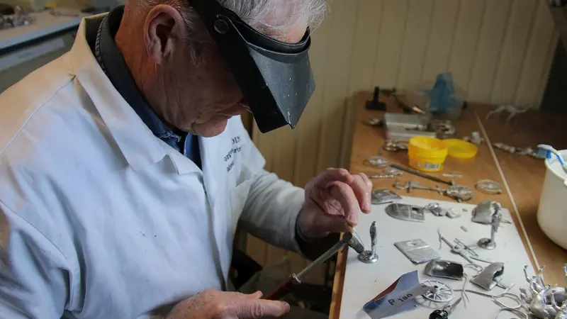 atelier du soldat de plomb - Georges Boidin - Ploërmel - Morbihan